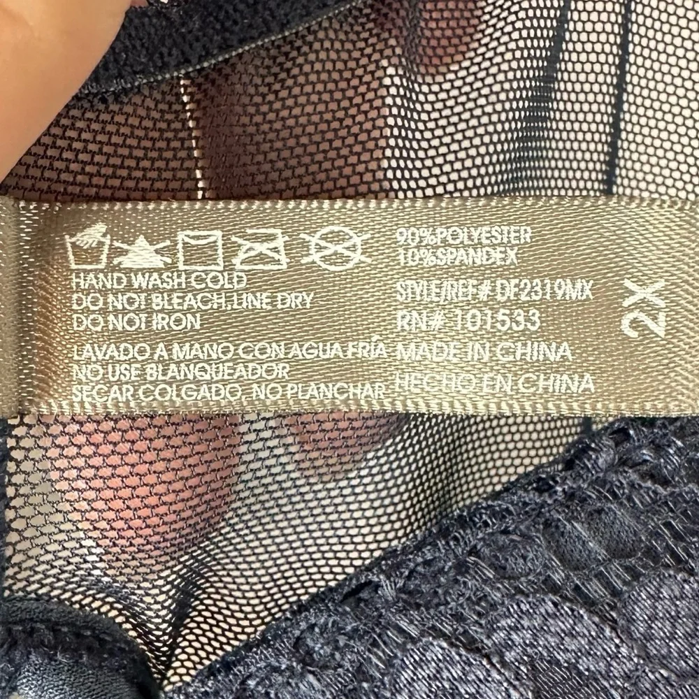 Daisy Fuentes flirty mesh